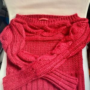 FRench designer wool/angora/alpaca sweater